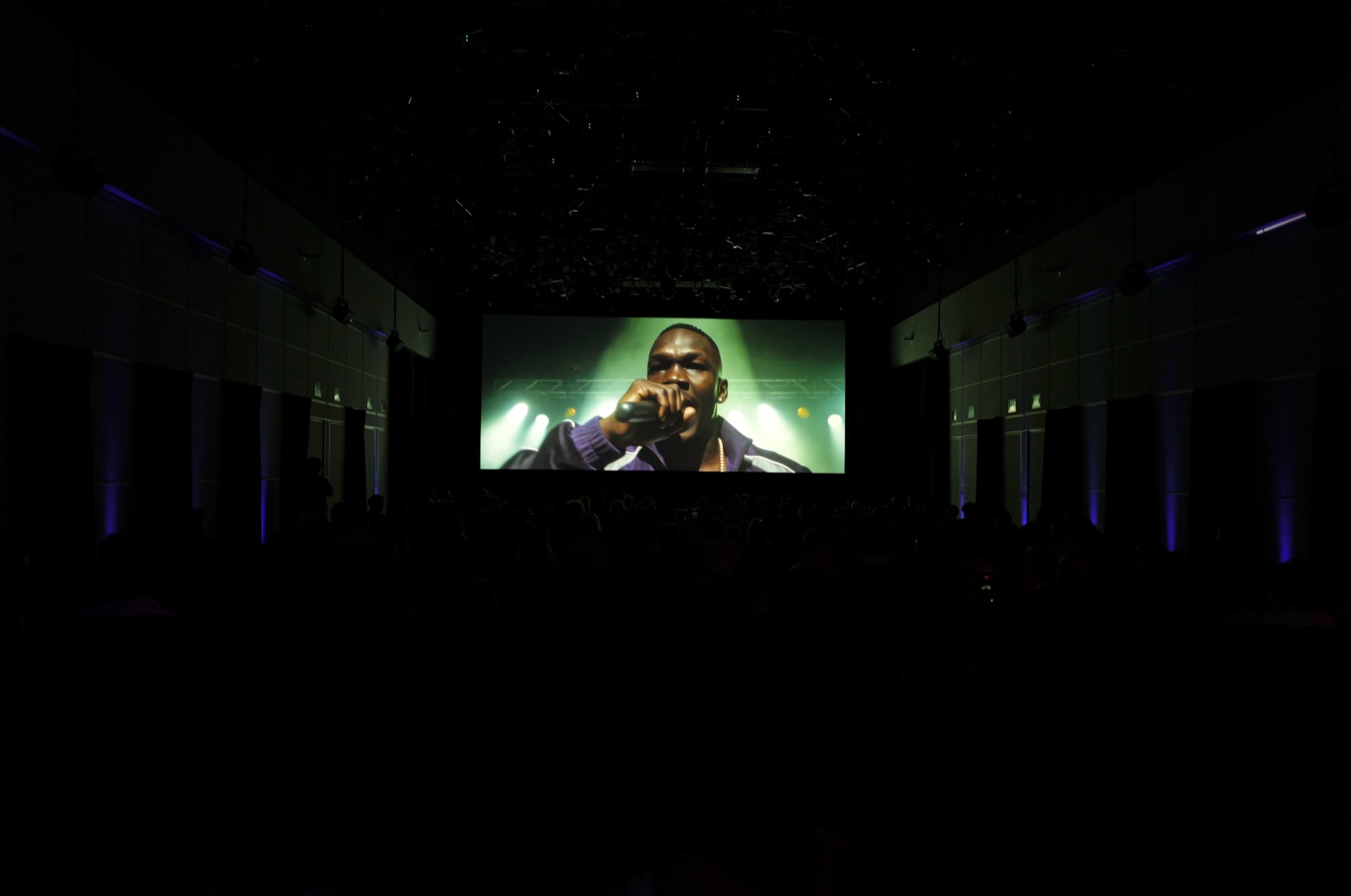 A scene from The Cully Hill Boys on premiere night