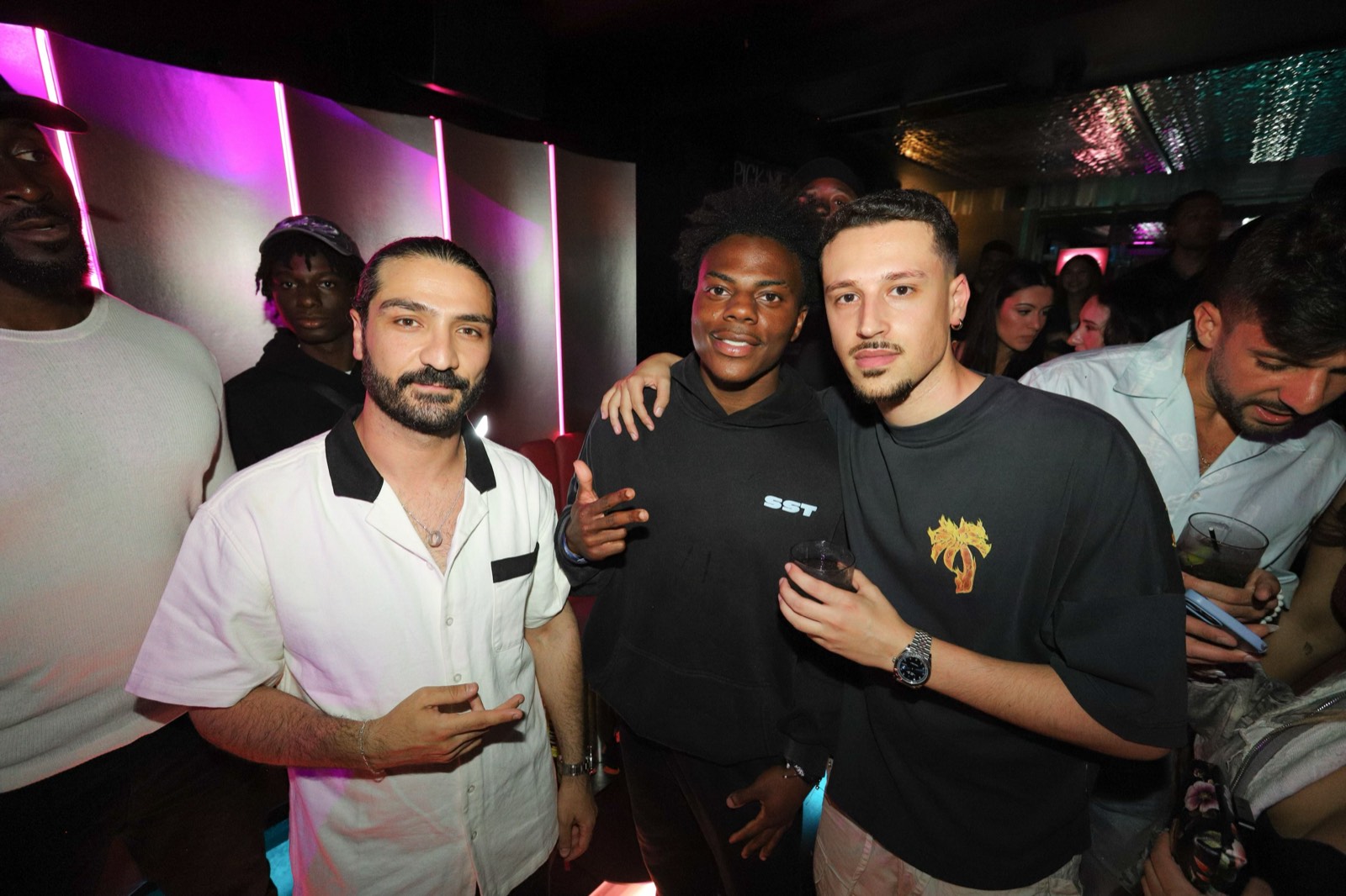 Guests at a Lleggo Entertainment afterparty