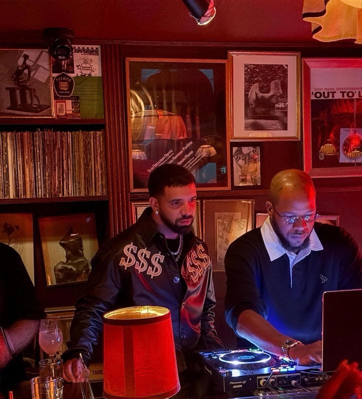 Drake at a private Lleggo-hosted event